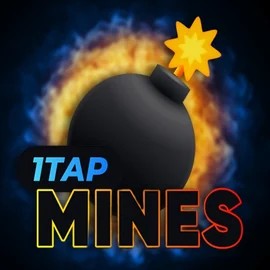 1Tap Mines by Turbo Games, showcased at azurslot-casino.org – game logo