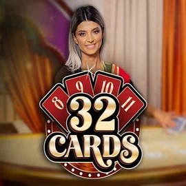 32 Cards casino game by Ezugi – featured logo at Azurslot Casino