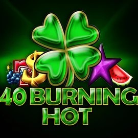 40 Burning Hot casino game by Amusnet Interactive – featured logo at Azurslot Casino