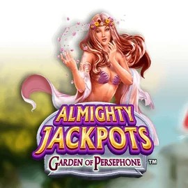 Almighty Jackpots: Garden of Persephone logo by Novomatic at Azurslot Casino
