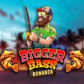 Bigger Bass Bonanza logo by Pragmatic Play Azurslot Casino