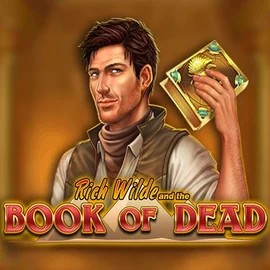 Book of Dead slot visual from Play'n GO available on azurslot-casino.org
