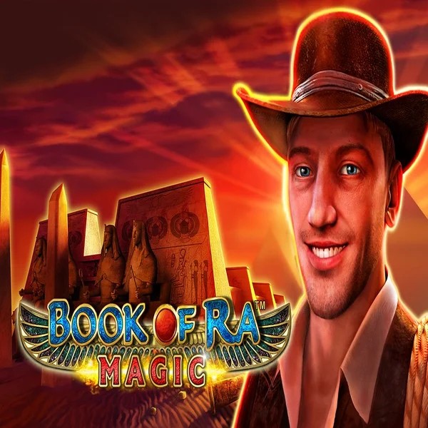 Book of Ra Magic logo by Greentube at Azurslot Casino
