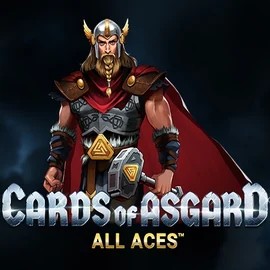 Poker logo of Cards of Asgard All Aces from Switch Studios at Azurslot Casino