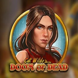 Official Slots logo: Cat Wilde and the Doom of Dead by Play'n GO at Azurslot Casino
