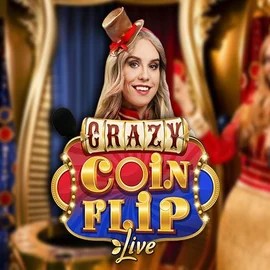 Crazy Coin Flip game by Evolution – logo hosted on Azurslot Casino