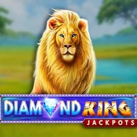 Diamond King Jackpots by SpinPlay Games, showcased at azurslot-casino.org – game logo