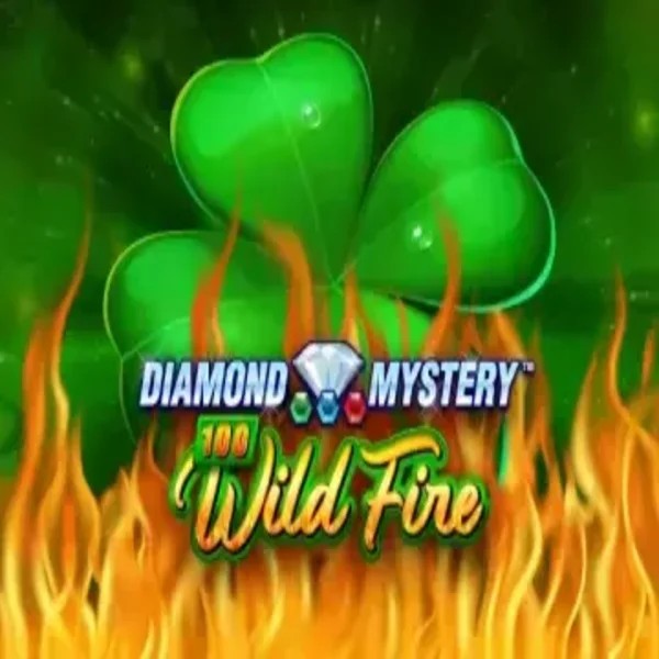 Slots logo of Diamond Mystery 100 Wild Fire from Greentube at Azurslot Casino