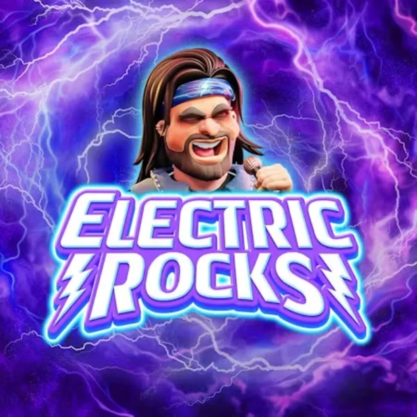 Electric Rocks slot icon by Inspired Gaming, available at Azurslot Casino