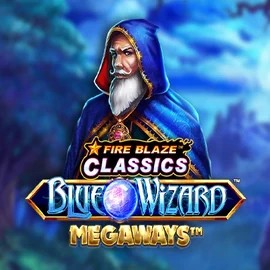 Fire Blaze Blue Wizard Megaways game by Rarestone Gaming – logo hosted on Azurslot Casino