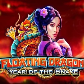 Floating Dragon Year of the Snake logo by Pragmatic Play at Azurslot Casino