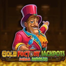 Play the Gold Factory Jackpots Mega Moolah slot by Aurum Signature Studios on Azurslot Casino