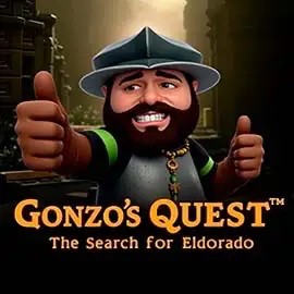 Gonzo's Quest by NetEnt, showcased at azurslot-casino.org – game logo