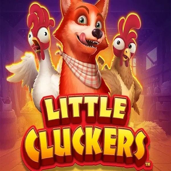 Little Cluckers online game logo by Greentube on azurslot-casino.org