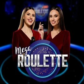 Mega Roulette game by Pragmatic Play – logo hosted on Azurslot Casino