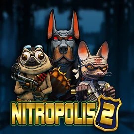 Nitropolis 2 online game logo by ELK Studios on azurslot-casino.org