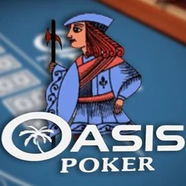 Oasis Poker game by Nucleus Gaming – logo hosted on Azurslot Casino