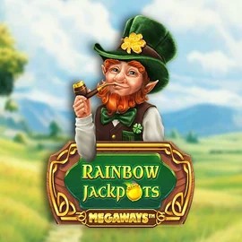 Rainbow Jackpots Megaways online game logo by Red Tiger Gaming on azurslot-casino.org