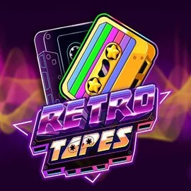 Retro Tapes logo by Push Gaming Azurslot Casino