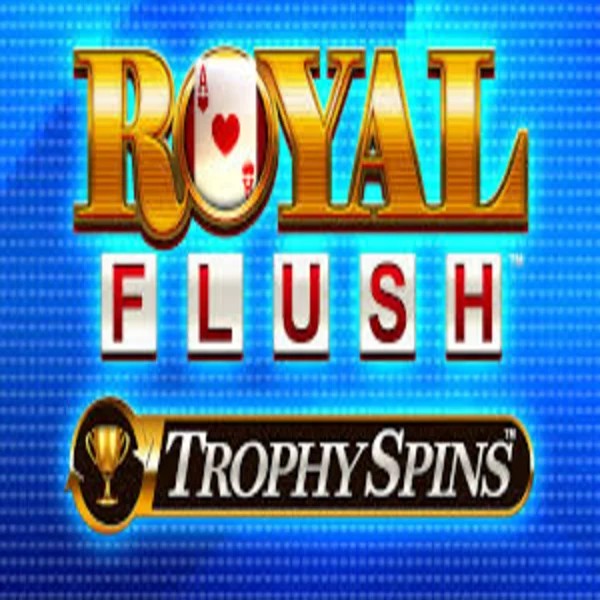Royal Flush Trophy Spins slot visual from Greentube available on azurslot-casino.org