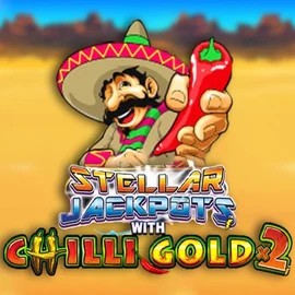 Stellar Jackpots with Chilli Gold x2 slot logo by Lightning Box Game at Azurslot Casino