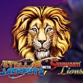 Stellar Jackpots with Serengeti Lions slot visual from Lightning Box Game available on azurslot-casino.org