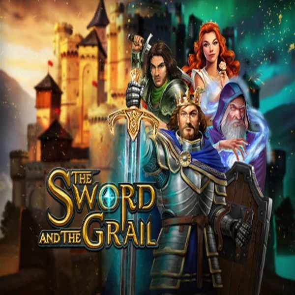 The Sword and the Grail logo – Slots by Play'n GO at Azurslot Casino