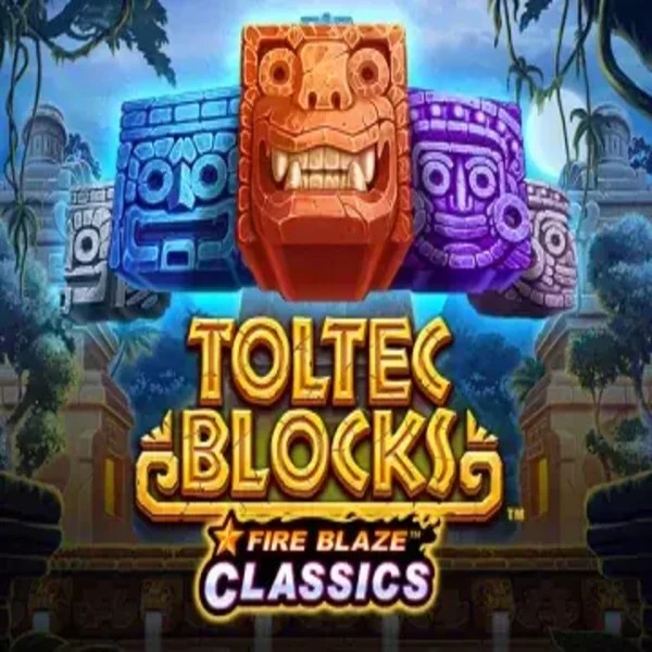Fire Blaze: Toltec Blocks game by Rarestone Gaming – logo hosted on Azurslot Casino