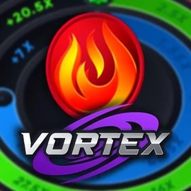 Vortex (Turbo Games) slot logo by Turbo Games at Azurslot Casino